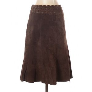 CAbi Skirts - Cabi Leather Suede Skirt CAbi Skirts - Cabi Leather Suede Skirt